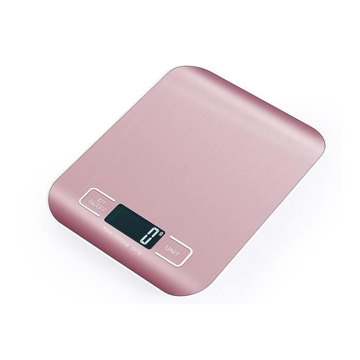 Balance Postale Numérique MUNBYN Rose - Capacité 66 Lb, Précision 0,1 Oz - Avec Adaptateur