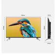 ANDROID SMART TV 43" (109 cm) U43H7A - 4K, Wifi, Bluetooth, Youtube, Netflix, Amazon Prime, Google Play-Connectivité 3 x HMDI 2.0-1
