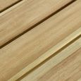 Table de pique-nique et bancs - Omabeta - Simplicité - brun - bois de pin, imprégné de vert - 220 x 122 x 72 cm(L x l x H) 740514812-1