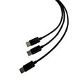 Steelplay - Cable Noir Dual Play & Charge Pour Manettes PS5-1