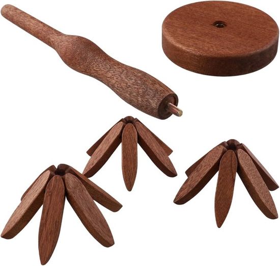 Dessous de plat en forme d'arbre en bois pour plats chauds, accessoires de cuisine - Maison