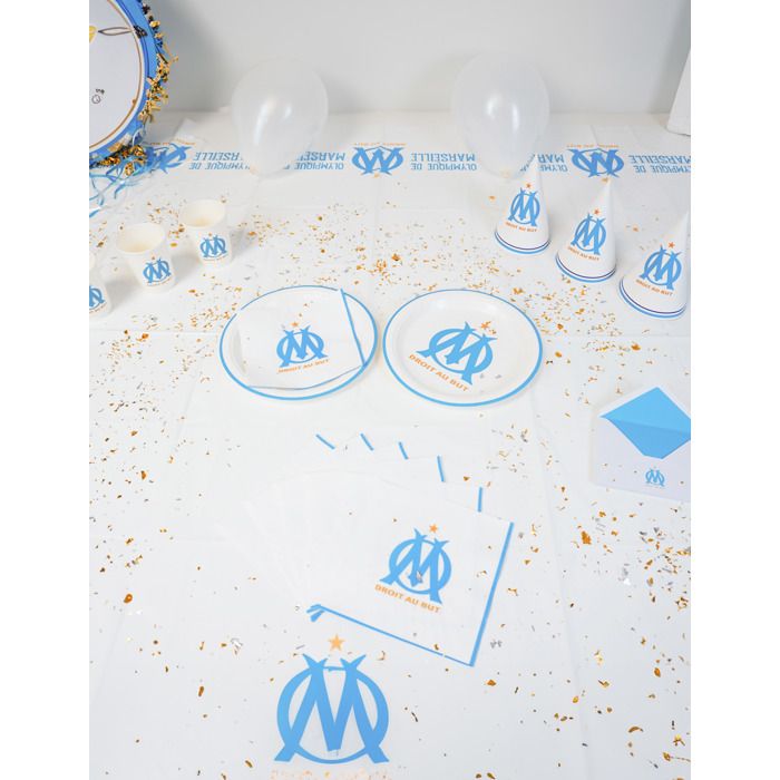 Lot De 11 Ballons De Baudruche OM – Imprimés, Collection Officielle, Pour Fêtes Et Anniversaires De Fans