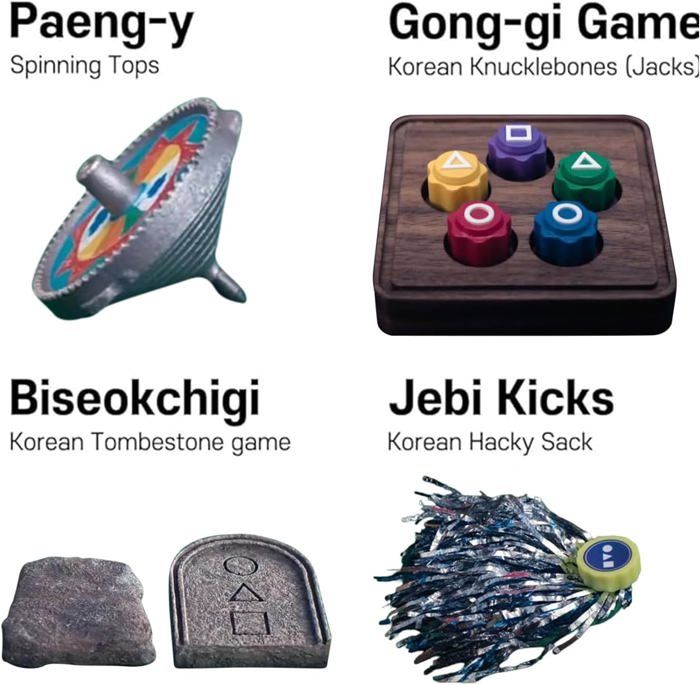 Jeu Traditionnel coréen,Gonggi Jack Stone Pebbles Set,Jouet éducatif