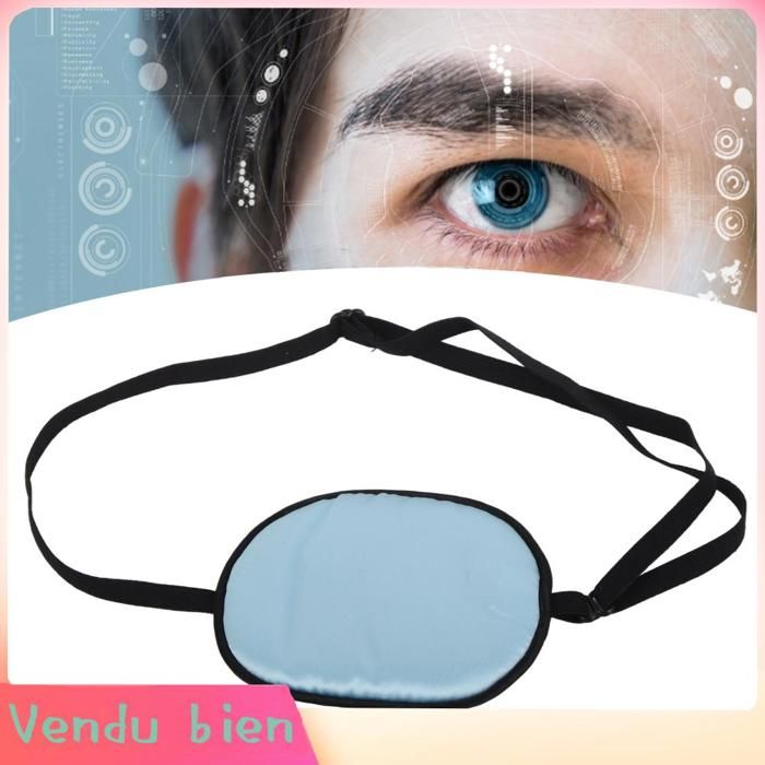 Cache-œil Ajustable En Tissu - Lot De 2, Pour Récupération Post-op, Strabisme, Amblyopie, Cosplay Pirate - 9