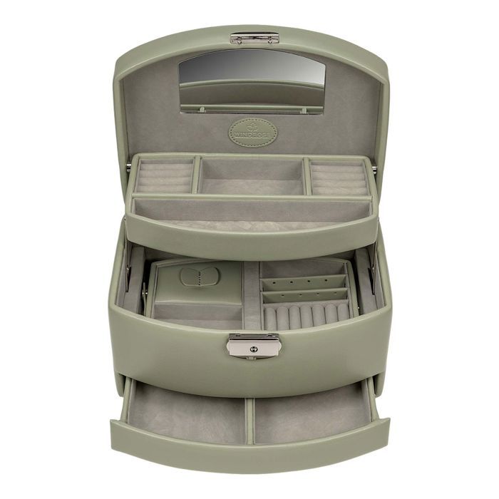 WINDROSE Boîte à Bijoux Merino Moda Jewelry Box Red