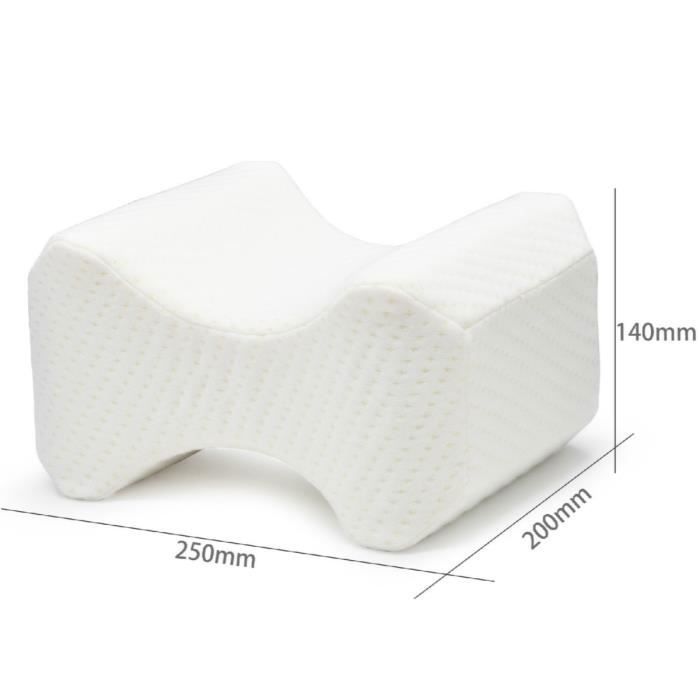 Oreiller D’alignement En Forme De Cœur – Pour Dormir Sur Le Côté – Mousse Mémoire De Forme – Soulage Genoux Et Dos