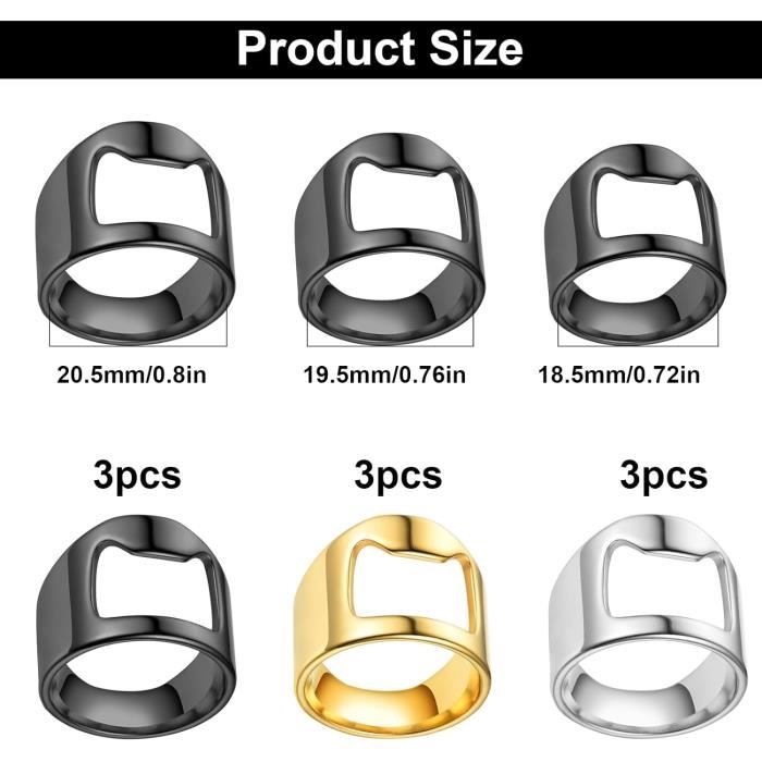 Anneau Decapsuleur 9 Pieces Anneau De Tire Bouchon Acier Inoxydable Biere Bague Decapsuleur Bagues Decapsuleur Tire Bouchon Z607 La cave Cdiscount