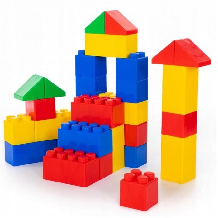 Jeu de blocs de construction - POLESIE - XXL - 36 éléments ...