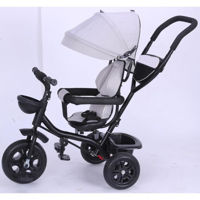 Tricycle gris Kinderkraft - Trésor de bébé