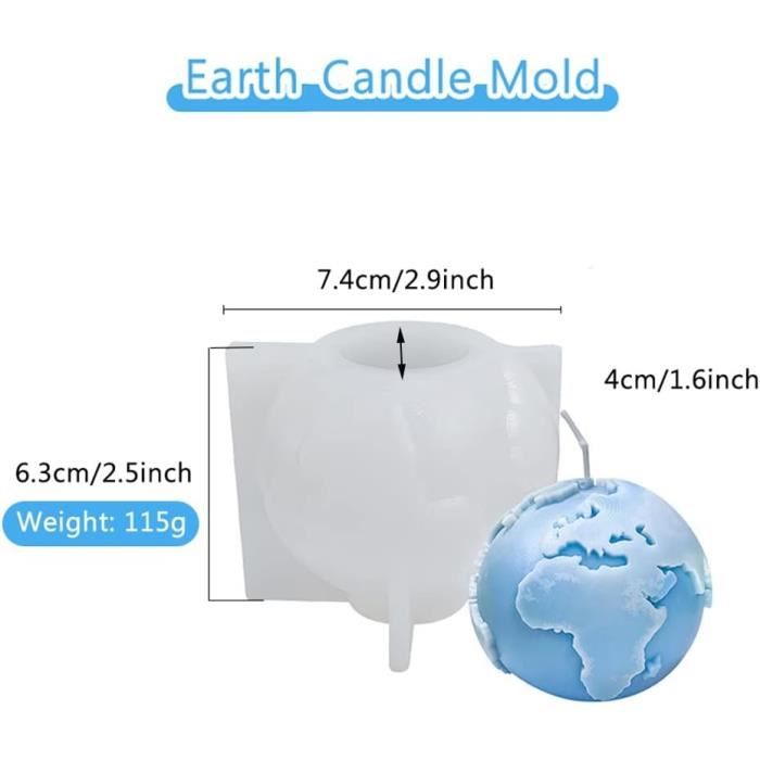 Junhui Moule Silicone 3D Bougie Chat – Forme Mignonne, Pour Bougie, Savon & Résine Époxy