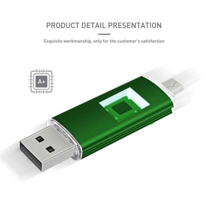 Téléphone portable Android Clés USB OTG Memory Stick Flash (Connecteur  Micro USB) -Blanc (32 Go) - Cdiscount Informatique