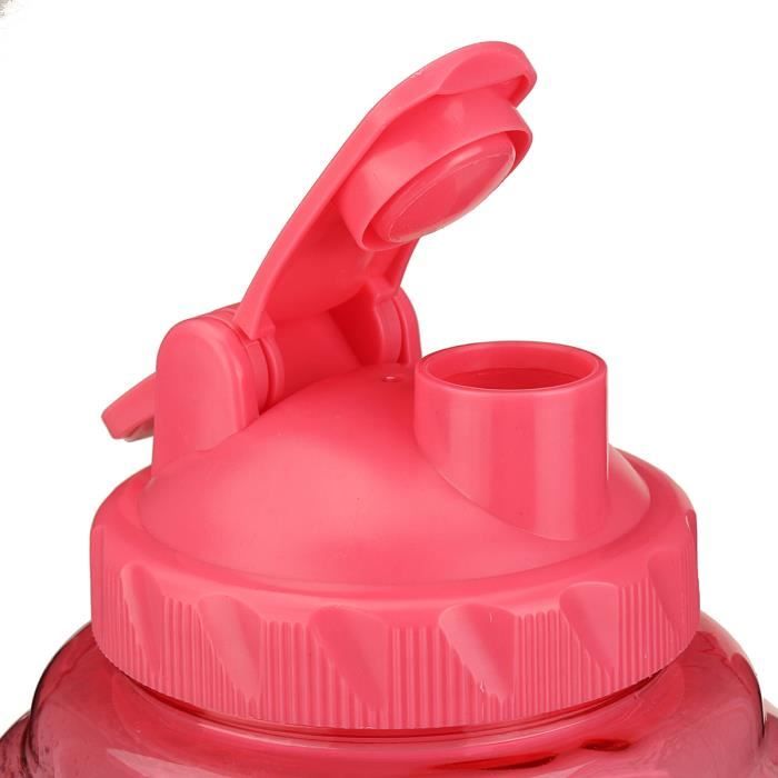 Gourde De Sport 650 Ml Avec Paille - Noir - Inclut 7 Dosettes Aromatiques Sans Sucre - Idéale Pour école, Gym, Fitness - Convient Aussi Aux Enfants