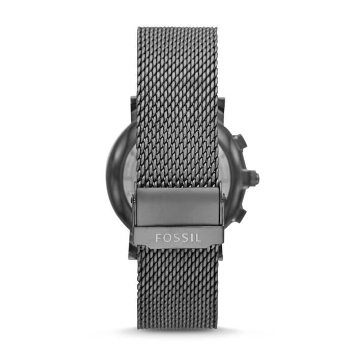 FOSSIL Montre connect e hybride barstow en acier inoxydable