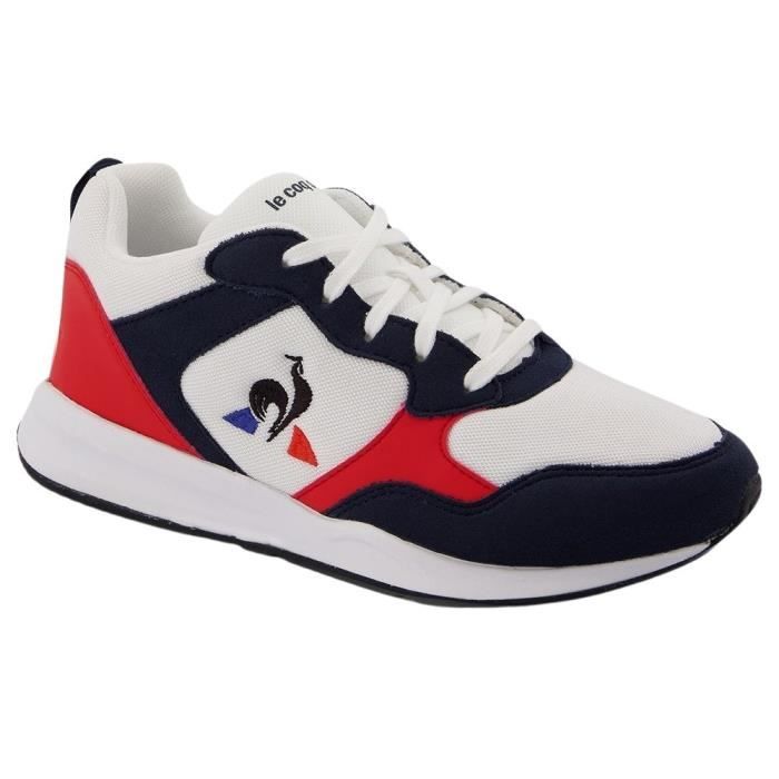 Baskets enfant Le Coq Sportif R500 Gs optical white dress blue 32 Optical white dress blue Cdiscount Chaussures