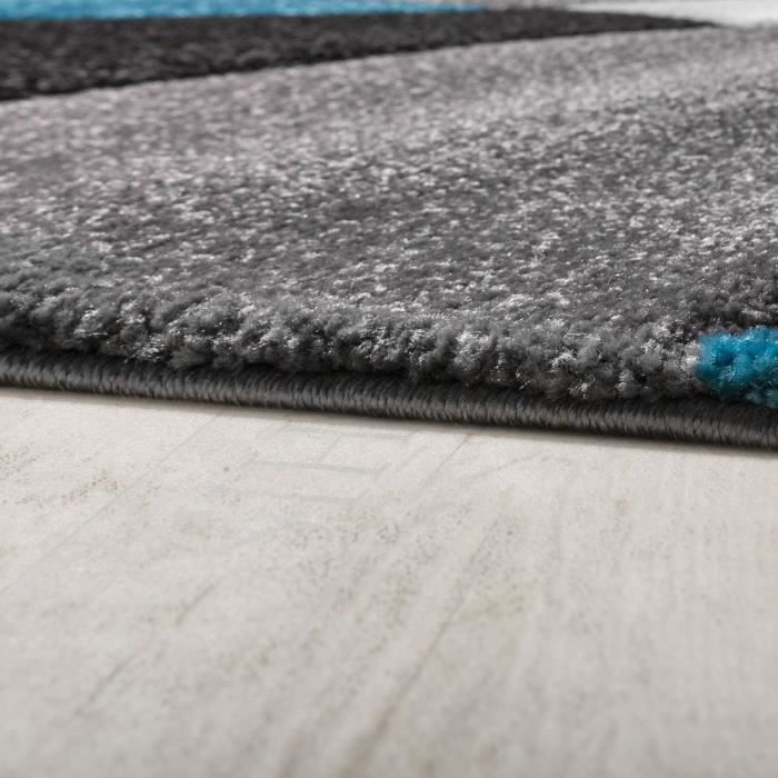 Tapis De Salon Traum Motif Géométrique – Noir Et Or, Moderne, 70% Polypropylène