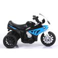 Tricycle électrique pour enfants BMW S 1000 RR sous licence, 3 roues, batterie 6V, Bleu-2