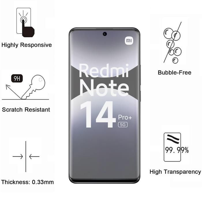 Lot-3 Verre Trempé Anti-espion Pour Xiaomi Redmi Note 10 - Noir Vitre