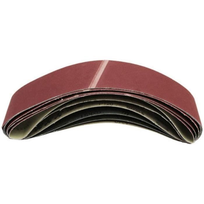 Courroies Abrasives Zirconia Alumina 2x60 Pouces - Grain 36 - Pack De 6 - Pour Ponçage Intensif