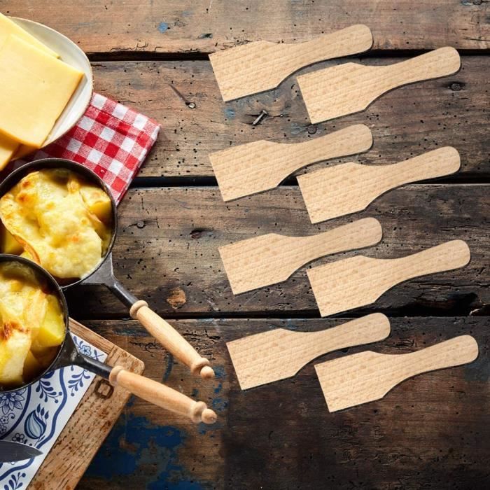 Grattoir à raclette Timeleos, spatule à raclette, grattoir à raclette et  sous-verre en bois pour poêles à raclette comme access[38] - Cdiscount  Electroménager