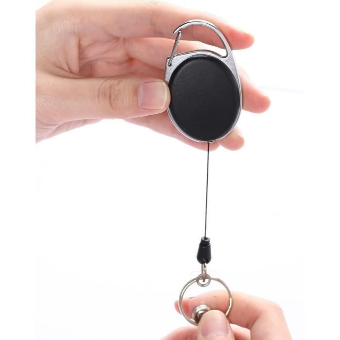 Kwmobile Porte-badge 2 cartes - Porte-badge enrouleur rétractable avec porte-clés  yoyo et clip ceinture mousqueton - Infirmier - Cdiscount Beaux-Arts et  Loisirs créatifs
