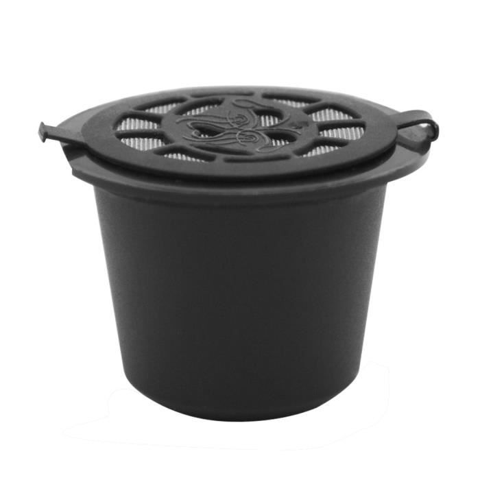 Capsules Café Réutilisables RECAPS Pour Nespresso Original - 3 Dosettes Inox + 120 Couvercles + Accessoires