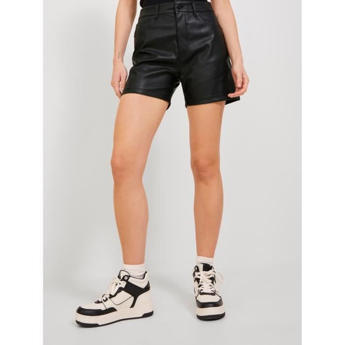 Short similicuir femme JJXX Kenya - black - XS Black - Cdiscount