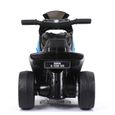 Tricycle électrique pour enfants BMW S 1000 RR sous licence, 3 roues, batterie 6V, Bleu-3