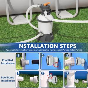 De Tuyau De Piscine Pour Piscine Adaptateur De Tuyau De Piscine De 38 Mm Et 32 Mm De Diametre Conformement Aux Normes Facile A Utiliser 99328438