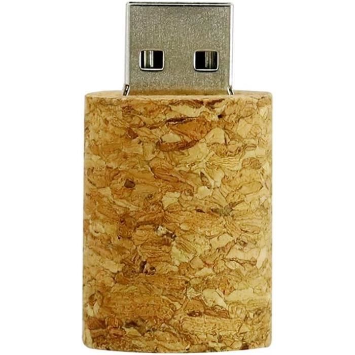 Clé USB bouchon liège