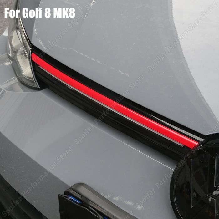 Noir - Grille de pare-chocs avant pour VW Volkswagen Golf 8 MK8