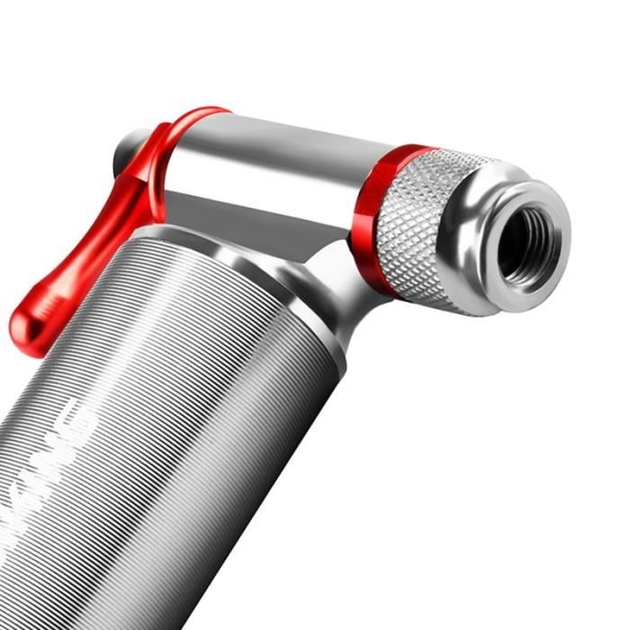POMPE A VELO,Black--Mini pompe de vélo en alliage'aluminium, pour vtt, gonfleur Portable avec