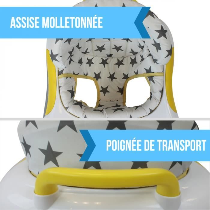 Trotteur évolutif musical Monsieur bébé. Voici notre test / avis