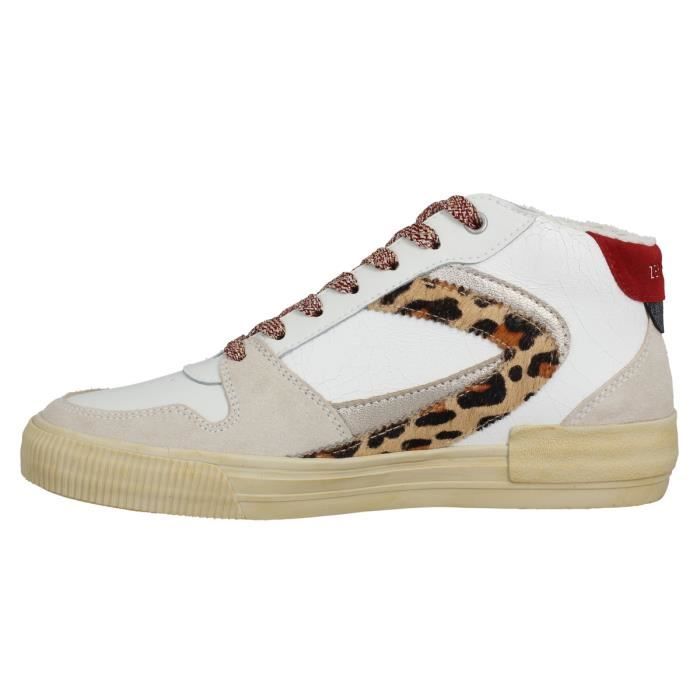 Baskets Rock Femme 0 105 014782 40 Rock Blanc Cuir
