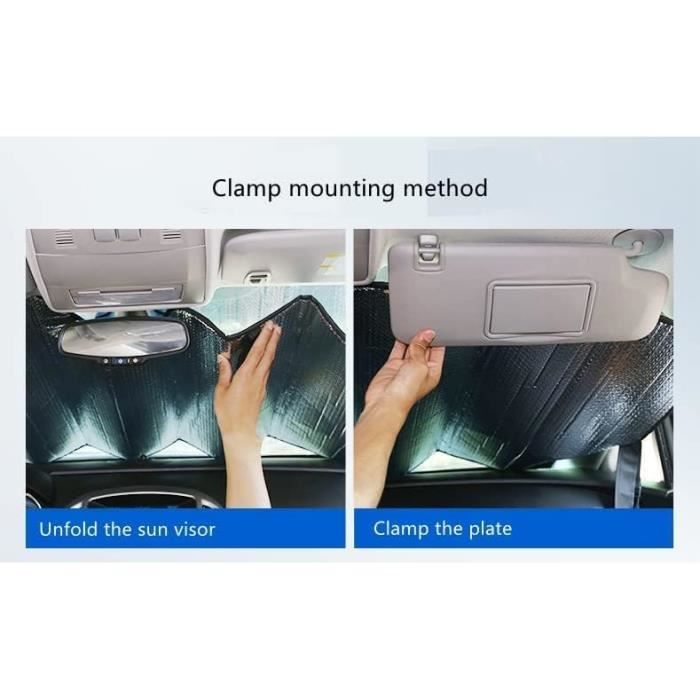Pare-soleil pliable pour fenêtre de voiture, Type ... - Grandado