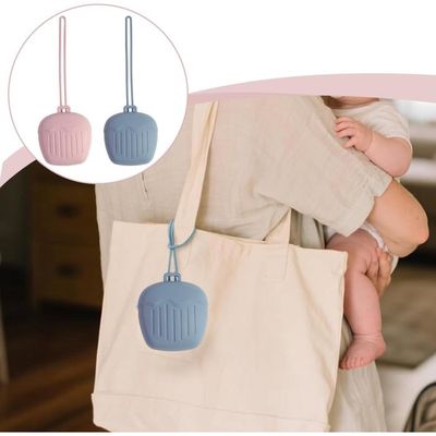 Lot De 3 Boîtes à Sucette Transparentes Portables - Étui De Rangement Anti-poussière Pour Tétines - Accessoire Sac à Langer, Voyage