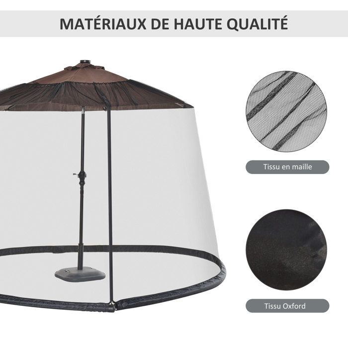 Moustiquaire 4x3 Moustiquaire Double Face De 4,5 M Pour Parasol De Terrasse Et Moustiquaire Terrasse Moustiquaire 4x3 Moustiquaire Double Face De 4,5 M Pour Parasol De Terrasse Et Moustiquaire Terrasse
