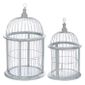 Paris Prix Set De 2 Cages Déco Oiseaux Beige