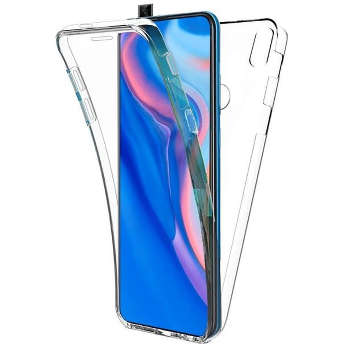 Shinyzone Coque Huawei P Smart 360 Degrés Plein-Corps Antichoc Anti-Rayures de Protection,Ultra-Mince Avant et Arrière Transparent Souple TPU Silicone,Bleu Shinyzone Coque Huawei P Smart 360 Degrés Plein-Corps Antichoc Anti-Rayures de Protection,Ultra-Mince Avant et Arrière Transparent Souple TPU Silicone,Bleu