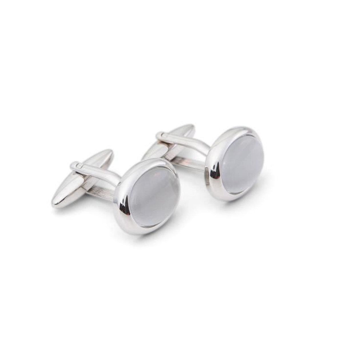 Boutons De Manchette Yeux De Chat Blanc Achat Vente