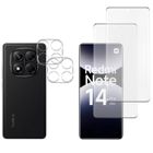 Verre Trempé pour Xiaomi Redmi Note 14 PRO 5G et Protection Caméra [Pack 2] Film Vitre Protection Phonillico®