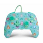Manette de jeu - POWER A - Animal Crossing : New Horizons - Filaire - Vibration - Vert et bleu