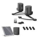 Motorisation pour portail à battants Avidsen ORANE510 + kit solaire + 2 télécommandes supplémentaires (4 en tout)