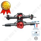 INNOVTEC TD® Lot de 2 Pièce détachée Voiture 1-10 RC Accessoire alliage avant et arrière essieu pour axial SCX10 D90 cr772 axe de chenille
