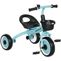 TRICYCLE POUR  ENFANT Tricycle enfant multi-équipé  70x50x58cm Bleu