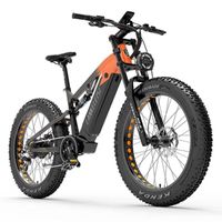 LANKELEISI RV800 Vélo électrique tout-terrain  — Moteur Bafang 750 W — Batterie Samsung 20 Ah— Pneus tout-terrain 26*4.0 —  Orange