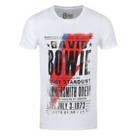 David Bowie T-Shirt Hammersmith Odeon Homme Blanc