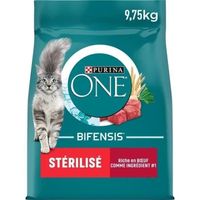 PURINA ONE Bifensis Stérilisé Bœuf 9,75kg Croquettes pour chats adultes
