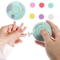 coupe-ongles électrique bébé Portable Vernis à ongles alimentation par piles AAA (non incluses)