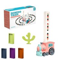 Train Électrique à Dominos Pose Automatique Avec Lumières Train Électrique à Dominos Pose Automatique Avec Lumières