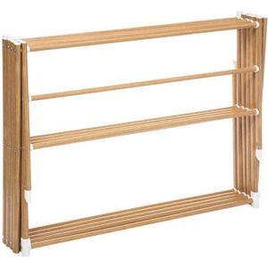 S/échoir /à linge /étendoir multifonction 14M SHERWOOD 2 niveaux Couleur bois